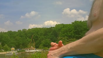 Preview 3 of Bombay Sex Cilp - PUBLIC BUSY LAKE JO ADDICTION #3 SUMMER 2012 BLURRED FACE