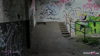 Preview 1 of Family Incwst - NERD DARF FITNESS MODEL DEUTSCH ANNI ANGEL IN RUINE FICKEN