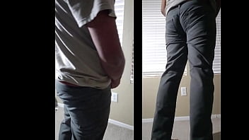 Preview 1 of Xmom Sun - Alan Prasad multiple thick cumshots in tight jeans butt. Desi boy butt in tight jeans. Indian guy huge load