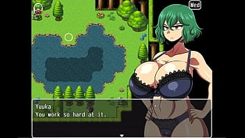 Preview 1 of Bro And Sis Hindi Video - Yuka scattred shard of the yokai [PornPlay Hentai game] Ep.12 BDSM massage squirting technique with a old pervert man