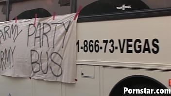Preview 3 of Creamed And Fucked In Her Bum - Pornstar Desire Moore Gangbanged Inside Bus
