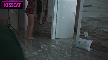 Preview 1 of Mizo Sex Tube - Step son Dreams of Threesome with Step mom and Fuck her in Share Bed with Cum Inside