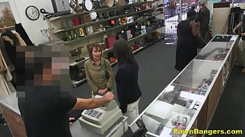 Preview 1 of Girl Hgidden Piisinh Tube Gals - Store Boss Takes Advantage Of Upset Customer With His Huge Cock