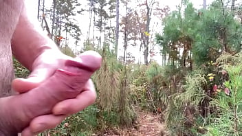 Preview 1 of Small Peins Sex - Hiking in the woods