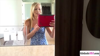 Preview 1 of 18 Tens - Lesbian teen licking stepdads girlfriend