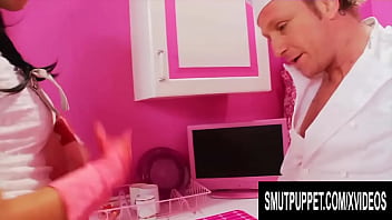 Preview 1 of Crazy Kate - Brunettes Love Dick - Tammie Lee Serves Her Ass and Pussy to the Chef