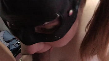 Preview 1 of Fucking The Ghost - Deepthroat from a beautiful cumslut