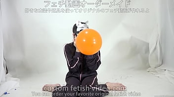 Preview 3 of Tight Anal Destroy - A girl inflates and splits a balloon