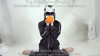 Preview 1 of Tight Anal Destroy - A girl inflates and splits a balloon
