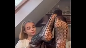 Preview 3 of Mom Son Shared Bedroom - Feet in tights 5