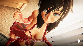 Preview 1 of Fisting Leg Shaking Orgasm - Birthday of the Cutest Girl [3D Hentai,  4K,  60FPS,  Uncensored]