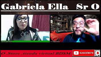 Preview 3 of Real Spanking Films - Escuela de O /Podcast 2,  Gabriela Ella,  modelo web cam ,  y el Sr O