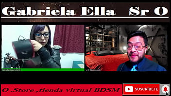 Preview 1 of Real Spanking Films - Escuela de O /Podcast 2,  Gabriela Ella,  modelo web cam ,  y el Sr O