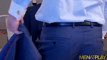 Preview 2 of Ind Porn Video In Villages - MENATPLAY Men In Suits Damon Heart And Logan Moore Ass Breed