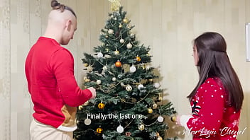 Preview 1 of Fingers Virgin - Merry Christmas - She Gave Me Her Ass to Fuck,  as a Gift - MarLyn Chenel