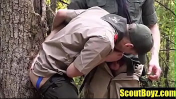 Preview 2 of Mandy Flores Caught - Boy Seduced outdoors by his Master- ScoutBoyz.com