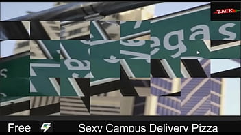 Preview 2 of Big Bound Xx - Sexy Campus Delivery Pizza