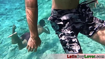 Preview 2 of Xnxx Downlode - Expert diver dives into his amateur latin students ass