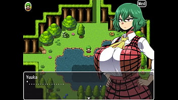 Preview 3 of Mama Culona Voyeur - Yuka Scattred Shard Of The Yokai [PornPlay Hentai game] Ep.11 swimsuit fucking in the forest pond