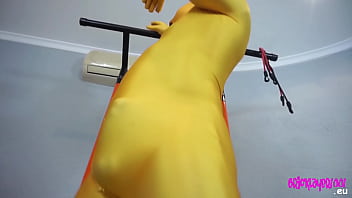 Preview 3 of Xxx Hay Com Tre Em - muscle man in zentai suit