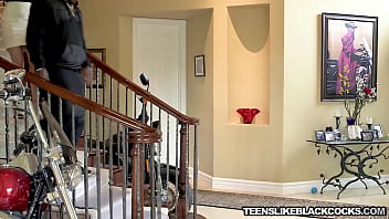 Preview 2 of Ts Nhica - Beautiful teen Devon Green gives blowjob to sell a house