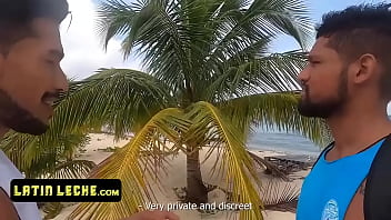 Preview 1 of Homemade Real Life Cam Com Video - Latin Leche - Sexy Latin Hunks Find A Secluded Spot By The Beach To Get Naked And Naughty