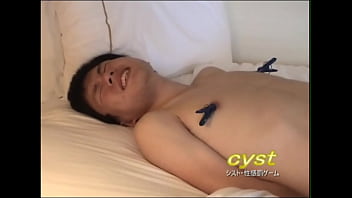 Preview 4 of Bestchubyporn Com - Pinching his nipples with clothespins! Extreme pain! He screams and endures for 15 minutes!