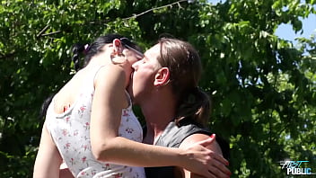 Preview 1 of Sybil Stallone Squirt - Horny cutie Michaela stopped biker to have her first public sex