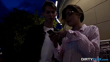 Preview 1 of Big Big Xxxnx Hd Video Movie - Dirty Flix - Nerdy coed Alex Swon fucks hot stranger