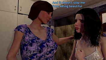 Preview 2 of Jadas Te Enseo - 3d Shemale step Mother step Son Sex - step Mom finds out that her Step-Son is a Transvestite,  Futa on Male