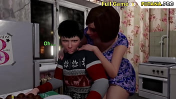 Preview 1 of Jadas Te Enseo - 3d Shemale step Mother step Son Sex - step Mom finds out that her Step-Son is a Transvestite,  Futa on Male