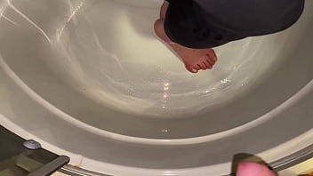 Preview 3 of Nicoletta Shea Long Videos - Pee in my Mouth and on my Tits and Feet