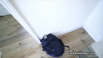 Preview 2 of Fader Sun Porn - Fucking perky sitter in lockdown and filming it
