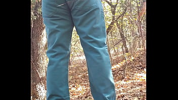 Preview 2 of Xxx Car Video - 1 feet high Multiple cumshots Alan Prasad in jungle with skinny tight sexy jeans butt.  Desi boy shoots big load in forest. Indian dude cums like a pro with massive load.