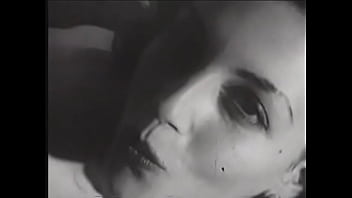 Preview 1 of Ugly Bety - Sexy brunette porn model from the 50s gets naked on camera and shows her curvy forms
