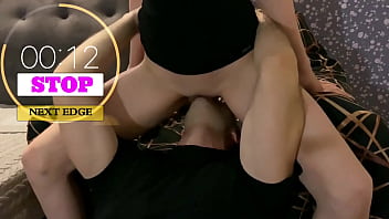 Preview 3 of Food Dare - TRY NOT TO CUM CRAZY EDGING CHALLENGE WITH METRONOME