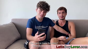 Preview 2 of Fuck Student Study Anal - Amateur latin influencer say hello to followers on big cock