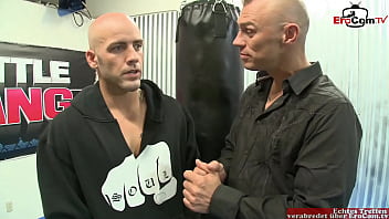 Preview 1 of Malda Xx Video - Blonde slut with natural tits fucks in a boxing ring
