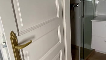 Preview 1 of Sami Scout - Lucky guy gets incredible blowjob in the shower