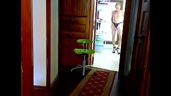 Preview 4 of Bite Nipples - ROBERT RICHARD MILGATE PANTYHOSE AND A PINK PENIS SHEATH