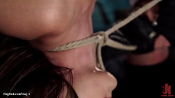 Preview 2 of Mrbonham Movie - Babe hogtied in inverted suspension