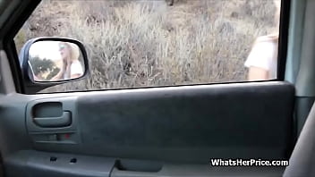 Preview 1 of Sunita Marshal Fuck Video - Blonde pays with her pussy for the ride