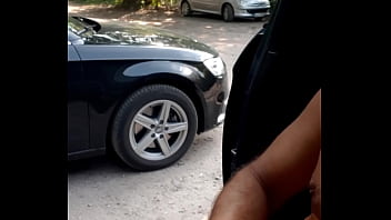 Preview 1 of Eighty Years Porn - Nudelutz wichst auf &ouml_ffentlichem Parkplatz