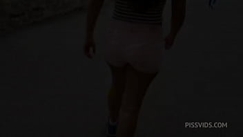 Preview 2 of Cheating With Muscle Stud - EXTREME DIRTY Linda Del Sol outrageous outdoor exhibition,  deep anal,  piss and puke exrtavaganza
