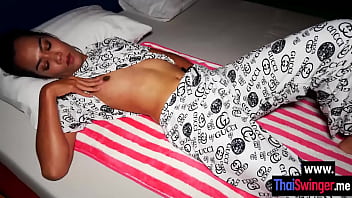 Preview 1 of Pawg Vixen - Horny Asian teen Neung rode big hard cock after she enjoyed masturbation