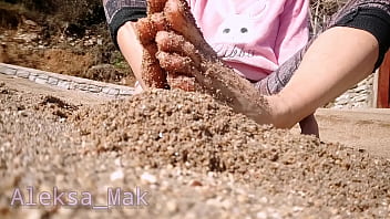 Preview 3 of Ssbbw Humiliation - day off feet feet on the beach naked