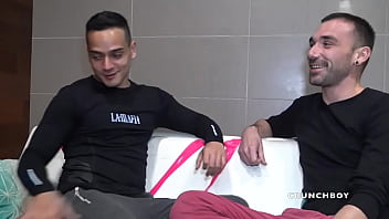 Preview 2 of Student Sex At Toilet - CAUE latino twink fucked by Jimy FIX un sauna thiers bordeaux for crunchboy