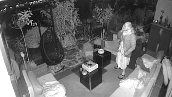 Preview 2 of Tony Tigro - outdoors m4rkus77 caught on spy-cam 2/2 TERRACE
