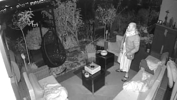 Preview 3 of Tony Tigro - outdoors m4rkus77 caught on spy-cam 2/2 TERRACE
