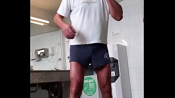 Preview 1 of Friend Little Sister - Jock day continues at the gym with Pervy PapiFachero,  he LOVES jock day at the gym,  just feeling the breeze on my butthol ...